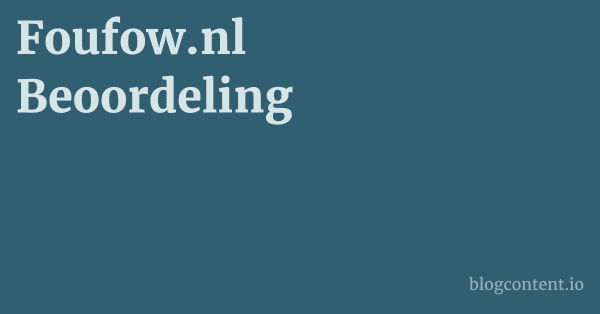 Foufow.nl Beoordeling 1 by Partners