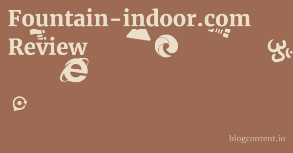 Fountain-indoor.com Review 1 by Partners