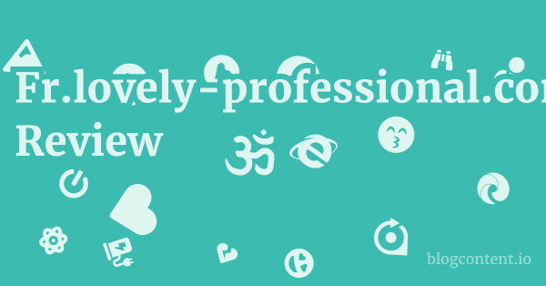 Fr.lovely-professional.com Review 1 by Partners