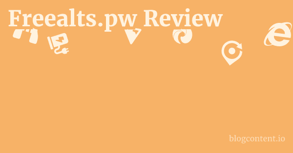 Freealts.pw Review 1 by Partners
