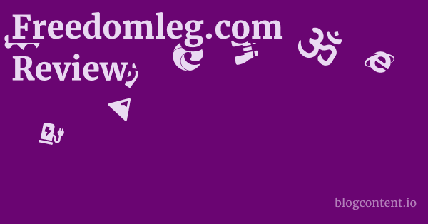 Freedomleg.com Review 1 by Partners