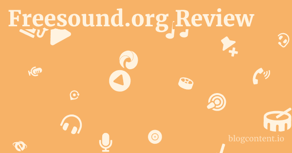 Freesound.org Review 1 by Partners
