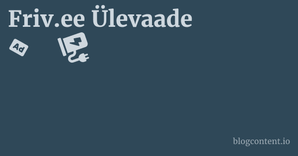 Friv.ee Ülevaade 1 by Partners