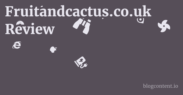Fruitandcactus.co.uk Review 1 by Partners