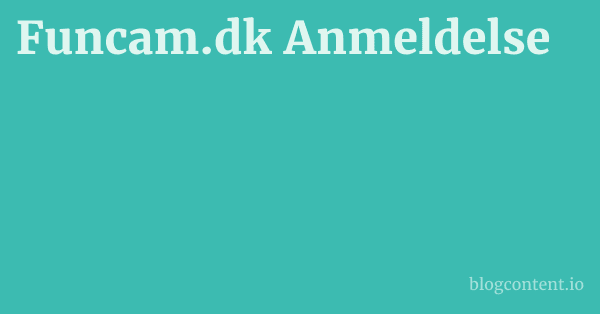 Funcam.dk Anmeldelse 1 by Partners