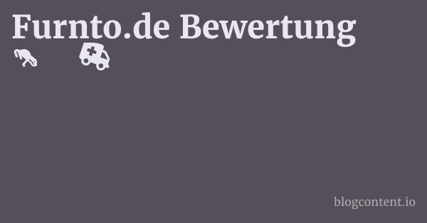 Furnto.de Bewertung 1 by Partners