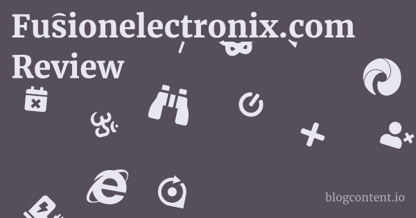 Fusionelectronix.com Review 1 by Partners