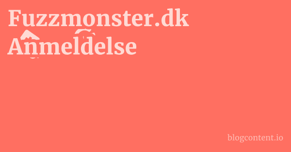 Fuzzmonster.dk Anmeldelse 1 by Partners