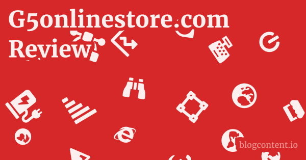 G5onlinestore.com Review 1 by Partners