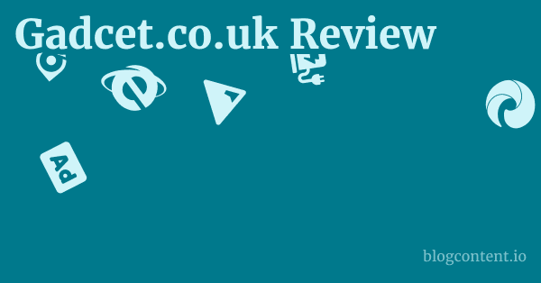 Gadcet.co.uk Review 1 by Partners