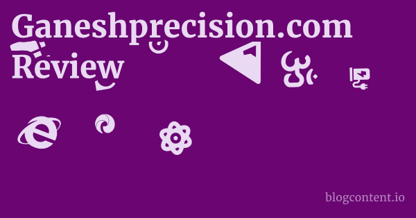 Ganeshprecision.com Review 1 by Partners