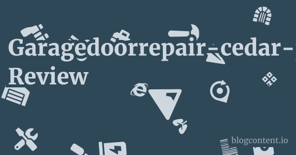 Garagedoorrepair-cedar-park.info Review 1 by Partners