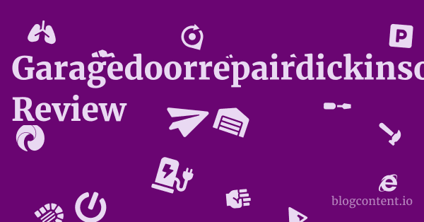 Garagedoorrepairdickinson.com Review 1 by Partners