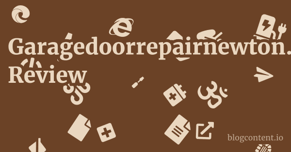 Garagedoorrepairnewton.com Review 1 by Partners