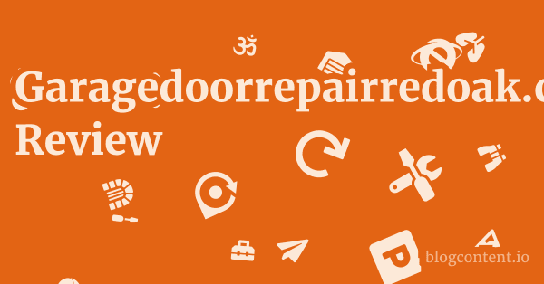 Garagedoorrepairredoak.com Review 1 by Partners