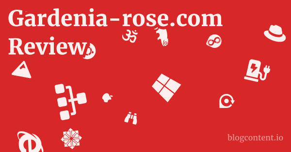 Gardenia-rose.com Review 1 by Partners