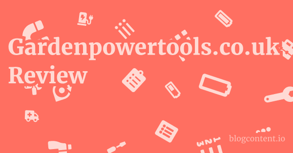 Gardenpowertools.co.uk Review 1 by Partners