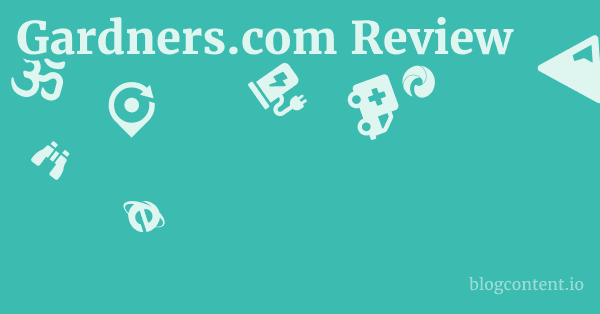 Gardners.com Review 1 by Partners