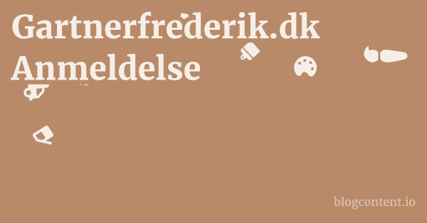 Gartnerfrederik.dk Anmeldelse 1 by Partners