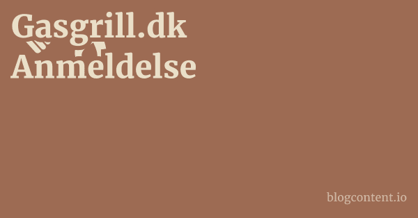 Gasgrill.dk Anmeldelse 1 by Partners