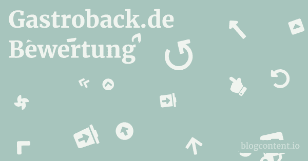 Gastroback.de Bewertung 1 by Partners