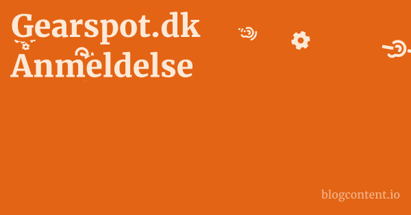 Gearspot.dk Anmeldelse 1 by Partners