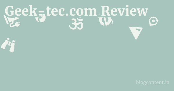 Geek-tec.com Review 1 by Partners