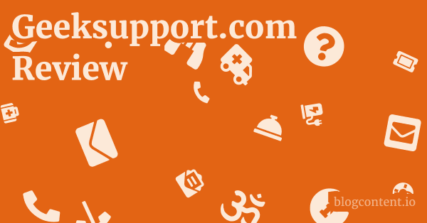Geeksupport.com Review 1 by Partners