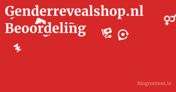 Genderrevealshop.nl Beoordeling 1 by Partners