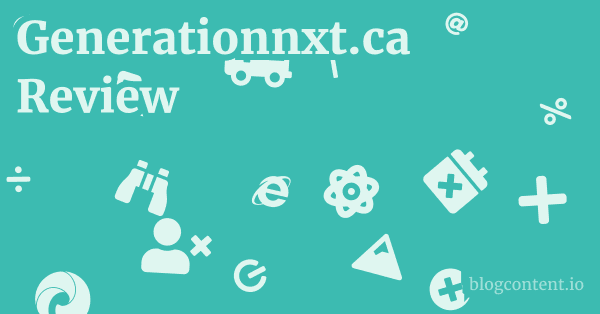 Generationnxt.ca Review 1 by Partners