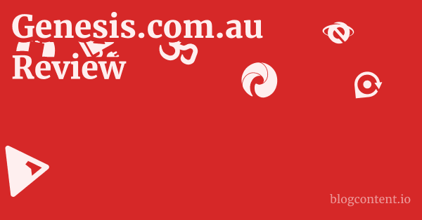 Genesis.com.au Review 1 by Partners