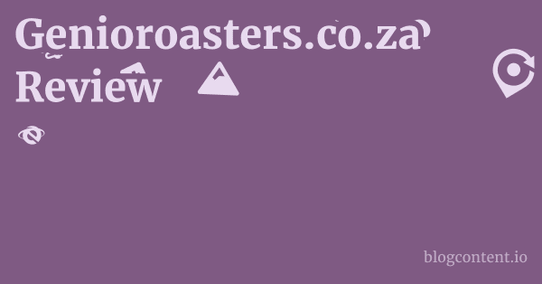 Genioroasters.co.za Review 1 by Partners