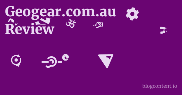 Geogear.com.au Review 1 by Partners