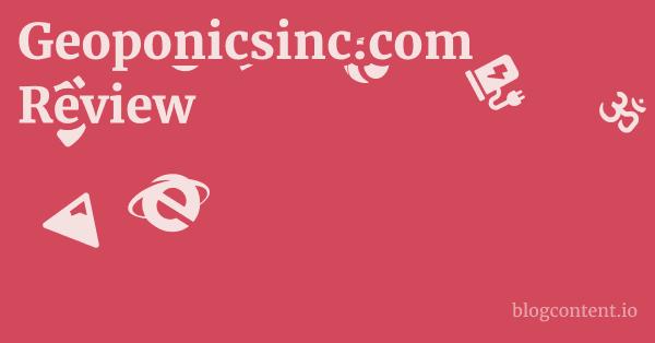 Geoponicsinc.com Review 1 by Partners