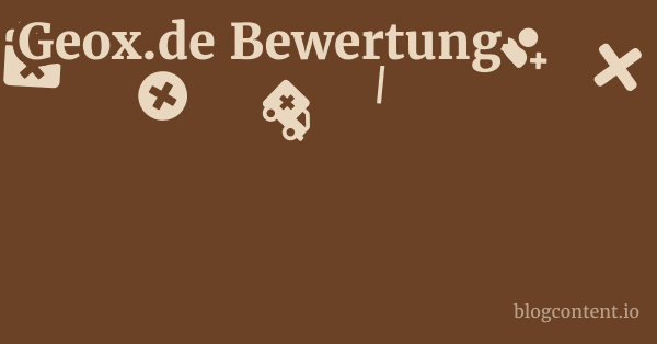 Geox.de Bewertung 1 by Partners