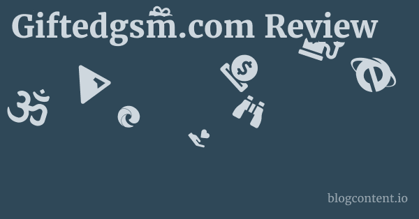 Giftedgsm.com Review 1 by Partners
