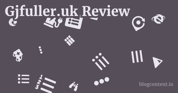 Gjfuller.uk Review 1 by Partners