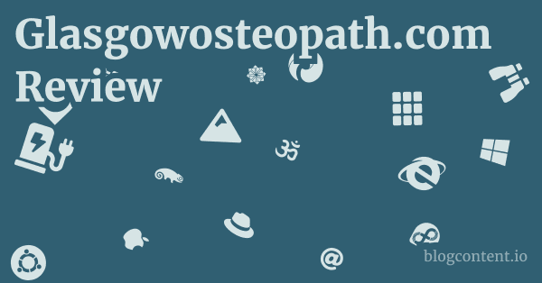 Glasgowosteopath.com Review 1 by Partners