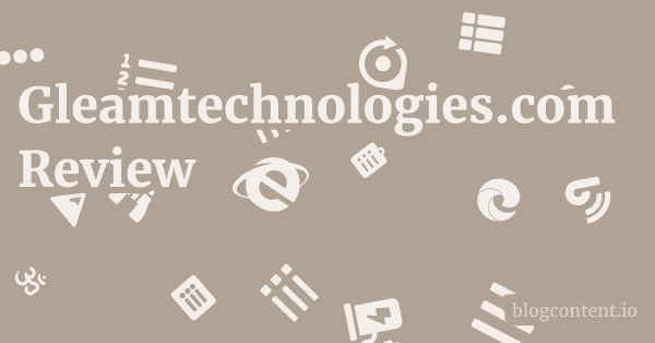 Gleamtechnologies.com Review 1 by Partners