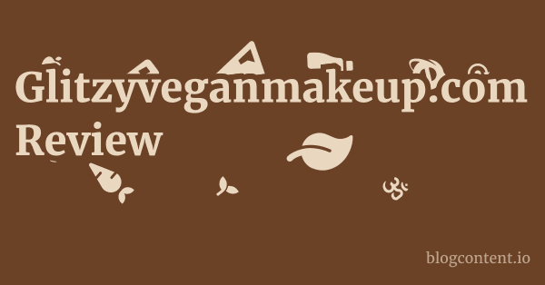 Glitzyveganmakeup.com Review 1 by Partners