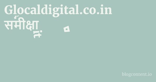 Glocaldigital.co.in समीक्षा 1 by Partners