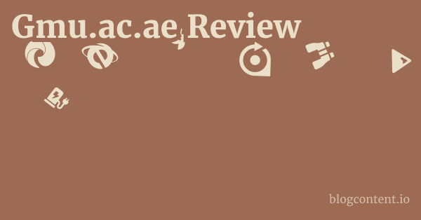 Gmu.ac.ae Review 1 by Partners