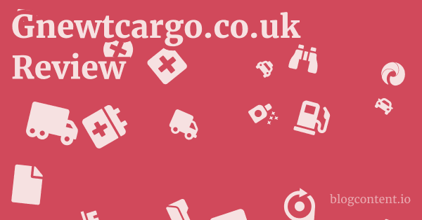 Gnewtcargo.co.uk Review 1 by Partners