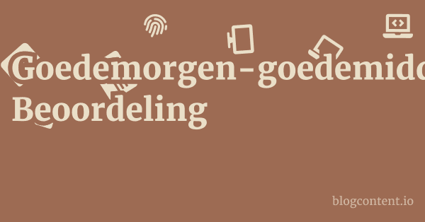 Goedemorgen-goedemiddag.nl Beoordeling 1 by Partners