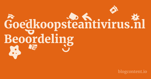 Goedkoopsteantivirus.nl Beoordeling 1 by Partners