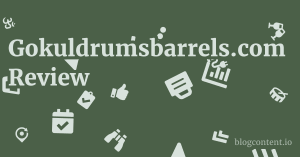 Gokuldrumsbarrels.com Review 1 by Partners