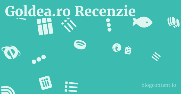 Goldea.ro Recenzie 1 by Partners