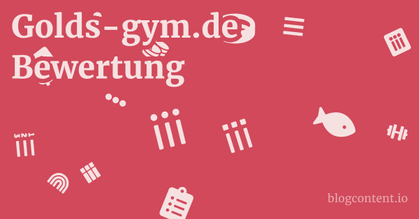 Golds-gym.de Bewertung 1 by Partners