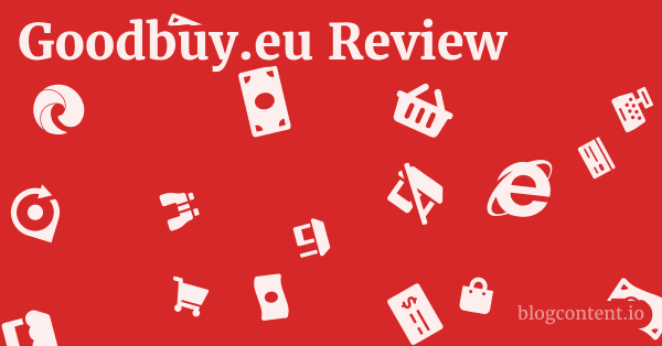 Goodbuy.eu Review 1 by Partners