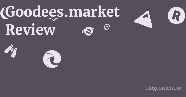 Goodees.market Review 1 by Partners